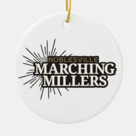 Marching Millers Round Ornament