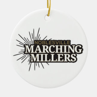 Marching Millers Round Ornament