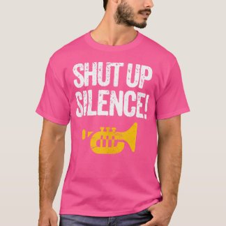 Marching School Brass Jazz Band håller tyst Tr T Shirt