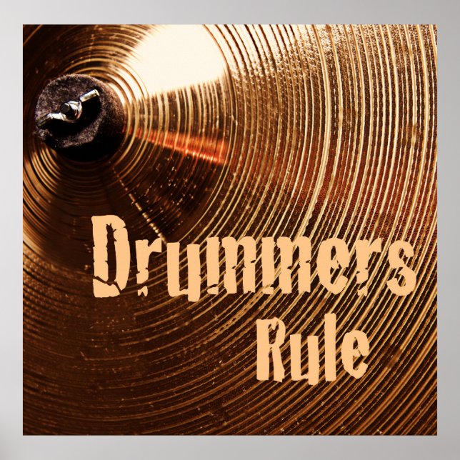 Marching Snare Drum eller Drummer Poster (Framsidan)