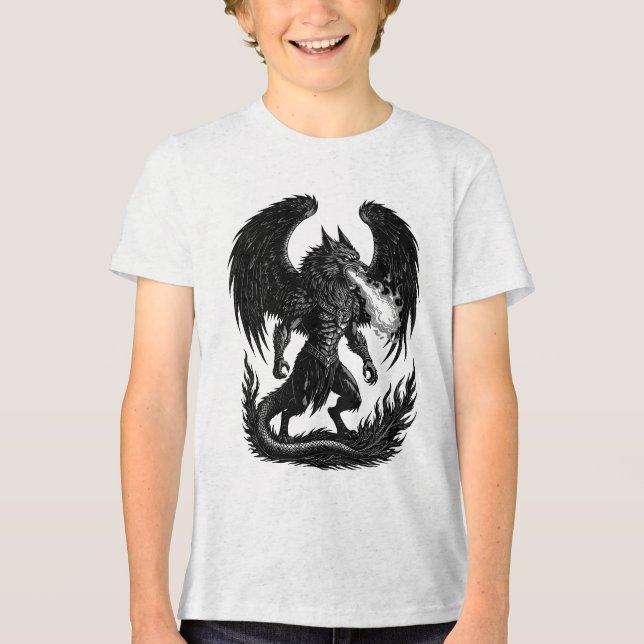 Marchosias Den brinnande skuggornas förebud T Shirt (Framsida)