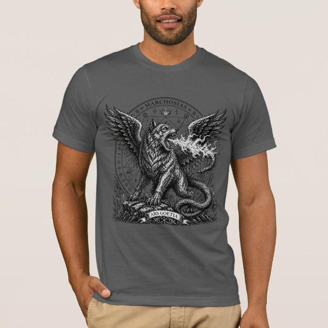 Marchosias Ormstjärt, Uppflygad ilska T Shirt (Framsida)