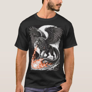 Marchosias Uppgående Eld, Hugg Och Flykt T Shirt