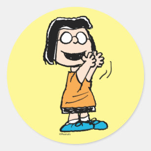 Marcie Clapping Runt Klistermärke