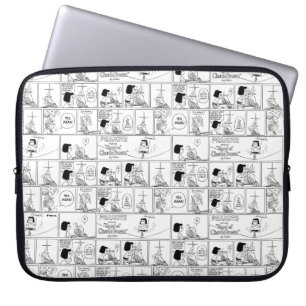 Marcie & Peppermint Patty in Classroom Laptop Fodral