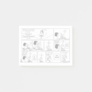 Marcie & Peppermint Patty in Classroom Post-it Block