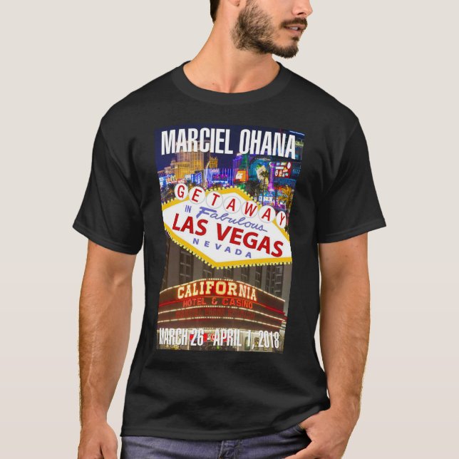 Marciel Vegas flykt 2018! T Shirt (Framsida)