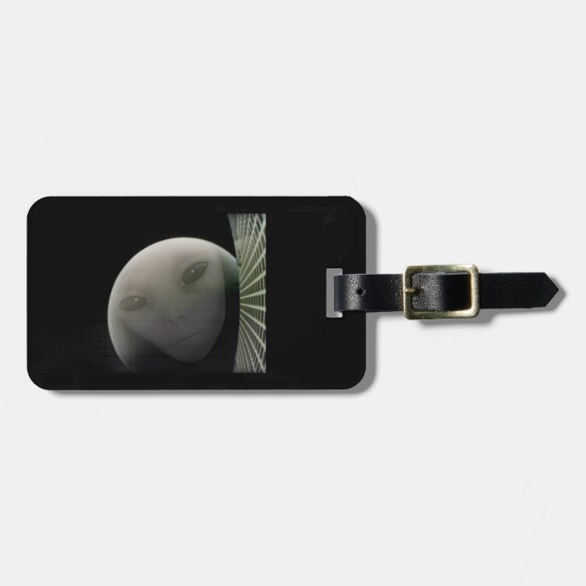 MarCO CubeSat Alien Mars Farwell Bagagebricka (Horisontell Framsida)
