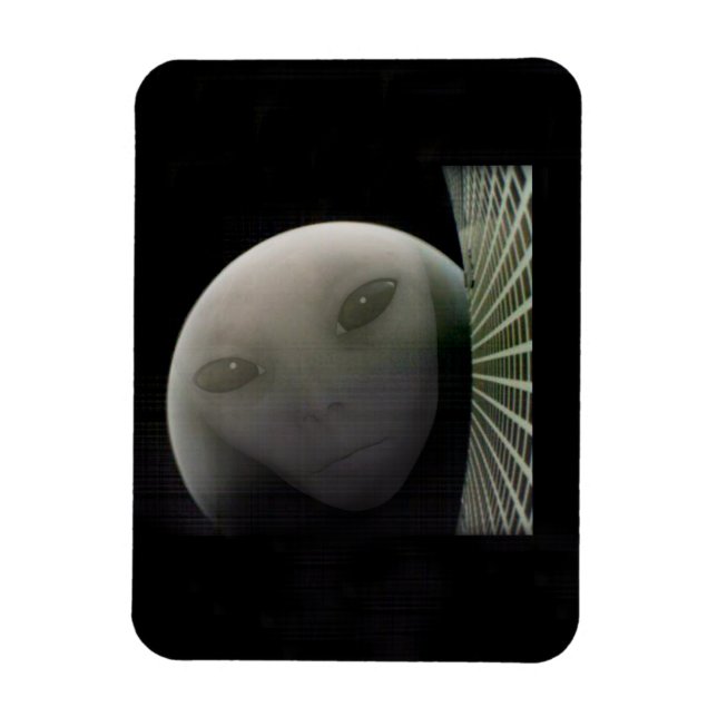 MarCO CubeSat Alien Mars Farwell Magnet (Vertikal)