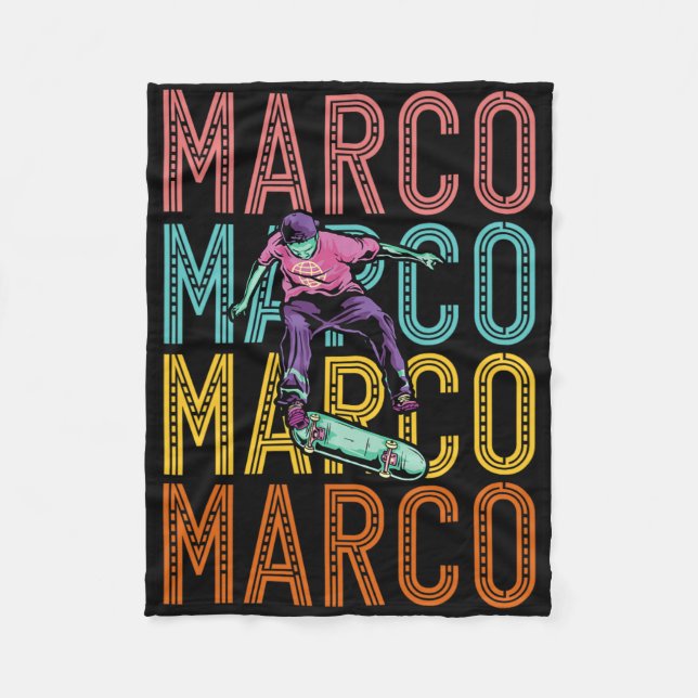 Marco Custom Skateboarding Hob  Fleecefilt (Framsidan)