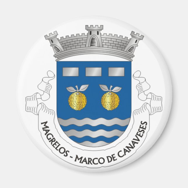 Marco de Canaveses/Magrelos Fridge Magnet (Framsidan)