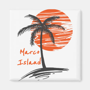 Marco Florida Handflatan Träd Magnet