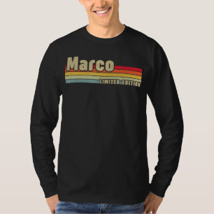 Marco Gift Namn Personlig Birthday Funny Kristus T Shirt