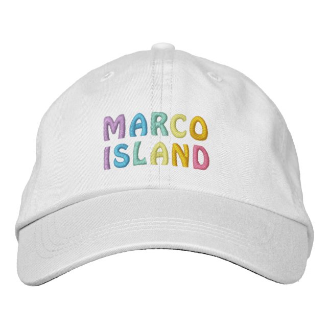 MARCO ISLAND BRODERAD KEPS (Framsida)