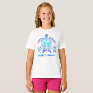 Marco Island Florida FL Ocean Sea Turtle Souvenirs T Shirt