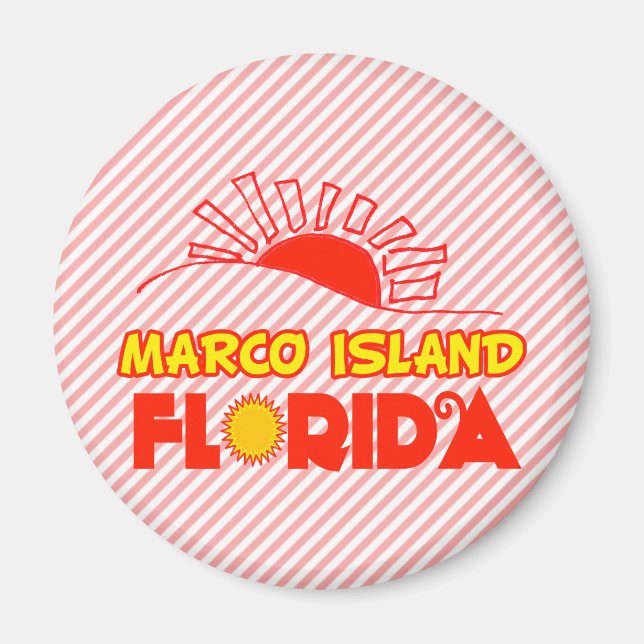 Marco Island, Florida Magnet (Framsidan)