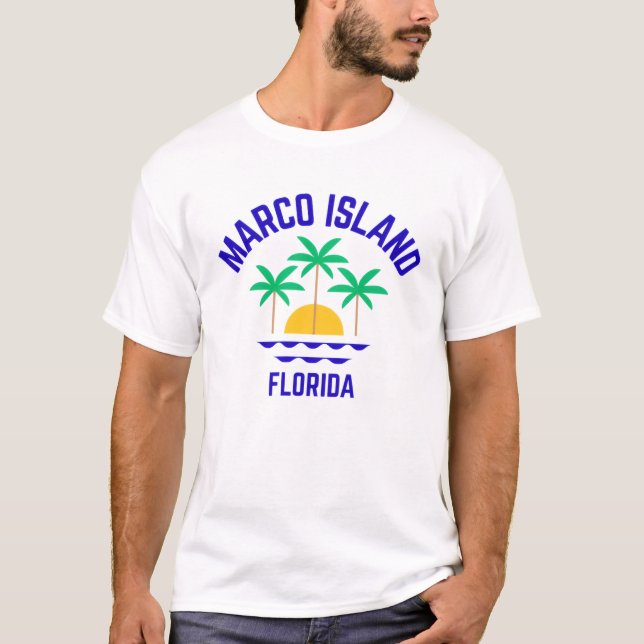 Marco Island Florida T-shirt (Framsida)