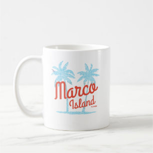 Marco Island Florida Vacation Vintage USA Kaffemugg