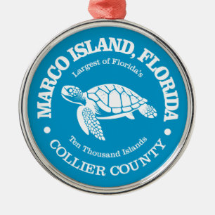 Marco Island (havssköldpadda) Julgransprydnad Metall