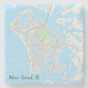 Marco Island karta underlägg