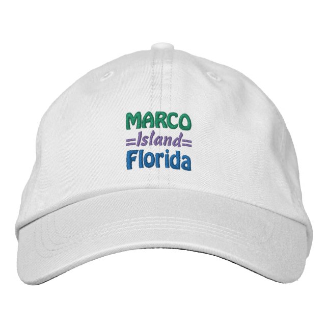 MARCO ISLAND mössa Broderad Keps (Framsida)