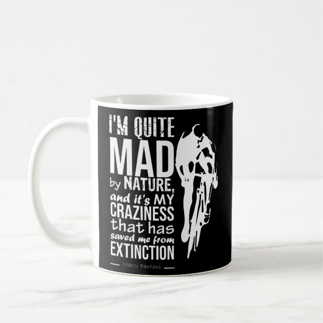 Marco Pantani il Pirata Cycling Legend Kaffemugg (Vänster)