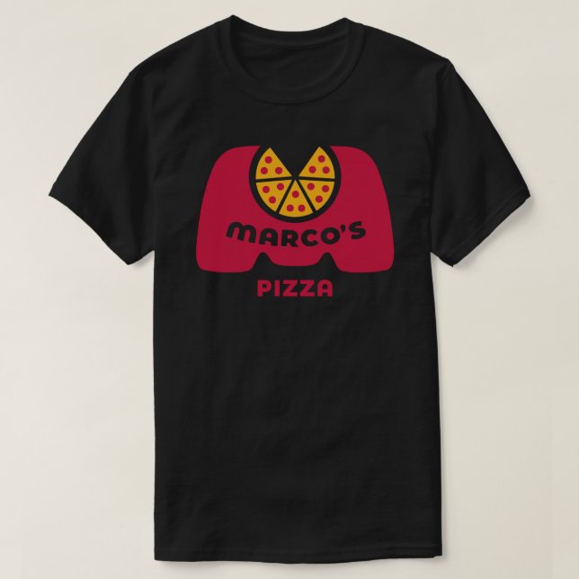 Marco pizza, pizza enak Sticker.png T Shirt (Design framsida)