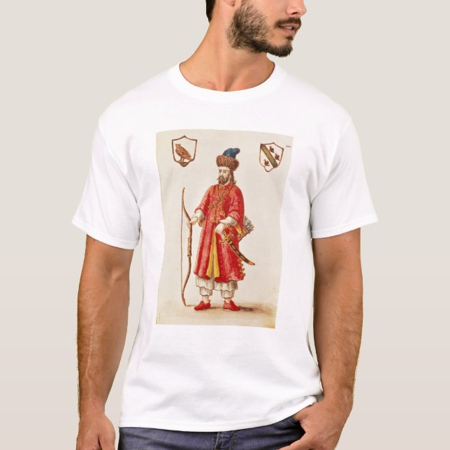 Marco Polo iklädd Tartardräkt Tröja (Framsida)