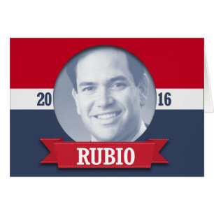 Marco Rubio 2016 Hälsningskort