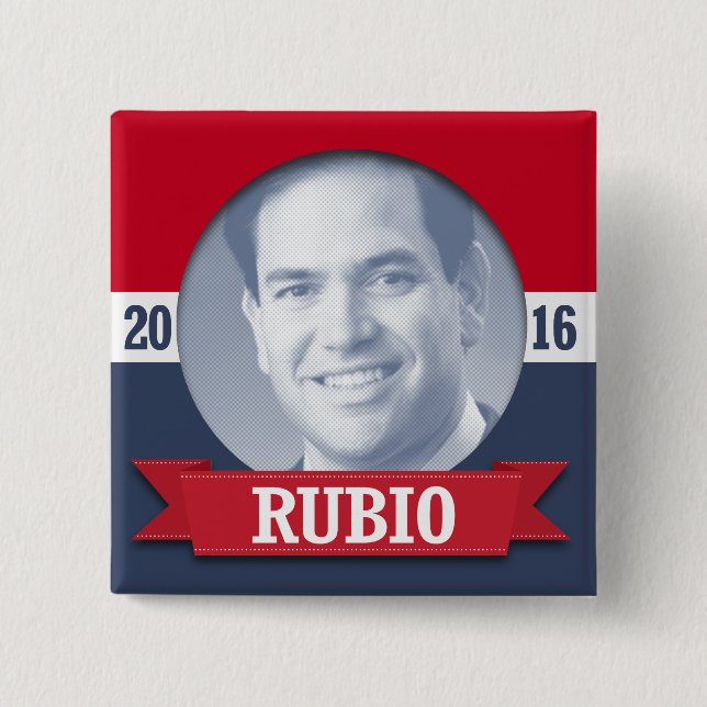 Marco Rubio 2016 Knapp (Framsida)