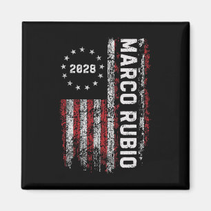 Marco Rubio 2028 President 48 Valkampanj USA Magnet