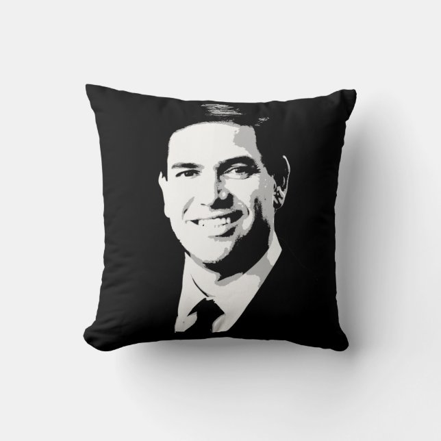 Marco Rubio ansikte Kudde (Framsida)