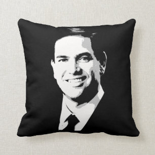 Marco Rubio ansikte Kudde