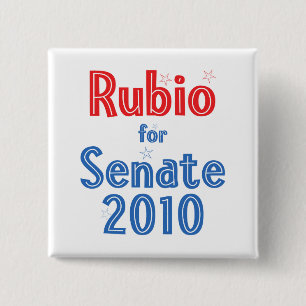 Marco Rubio för den senatstjärnadesignen 2010 Knapp