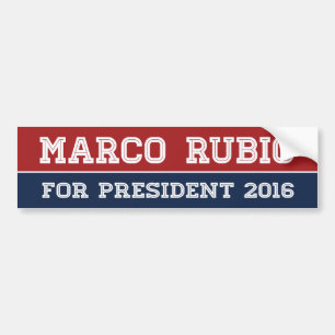 Marco Rubio för president 2016 fodrar rikligt - Bildekal