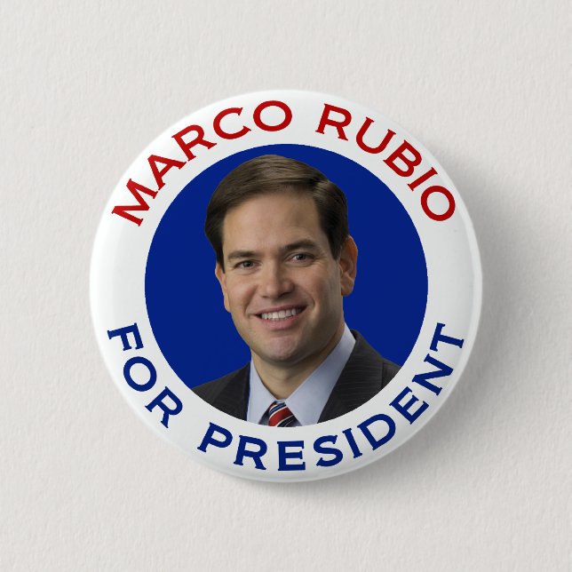 Marco Rubio för president Knapp (Framsida)