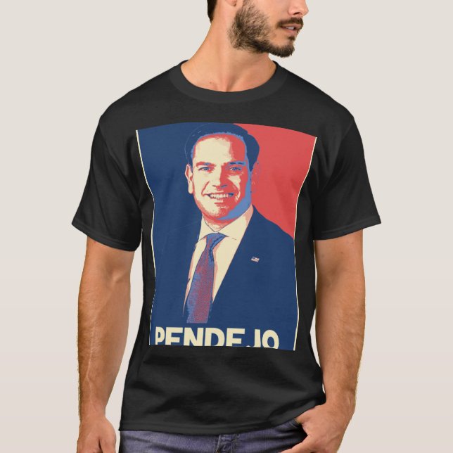 Marco Rubio Pendejo Absentee fungerar inte T Shirt (Framsida)