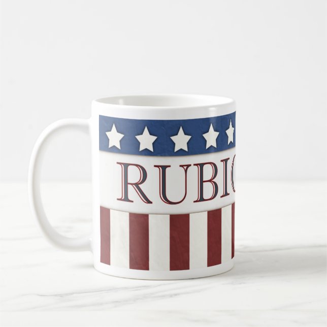 Marco Rubio President 2016 Stars och stripes Kaffemugg (Vänster)