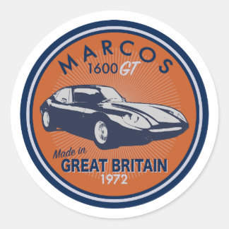 Marcos 1600 GT Runt Klistermärke