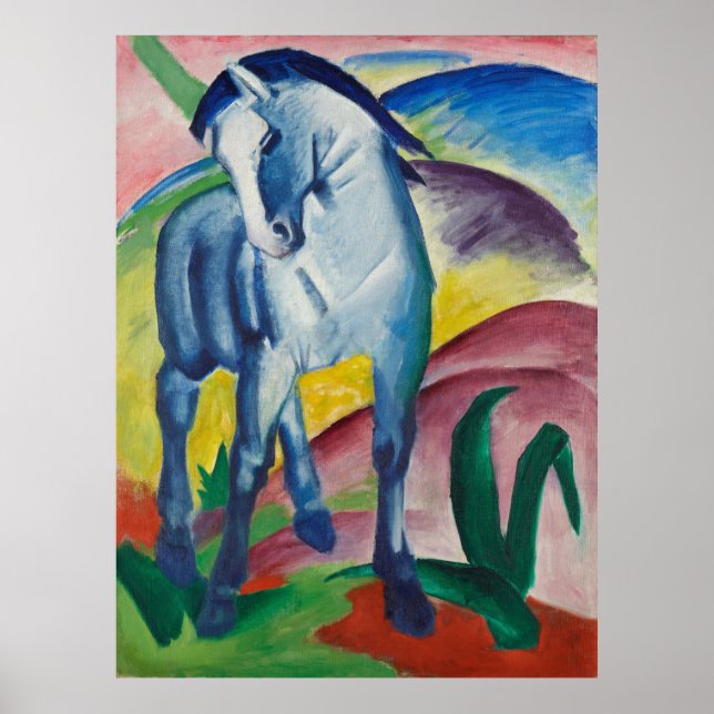 Marc's Blue Horse Poster (Framsidan)