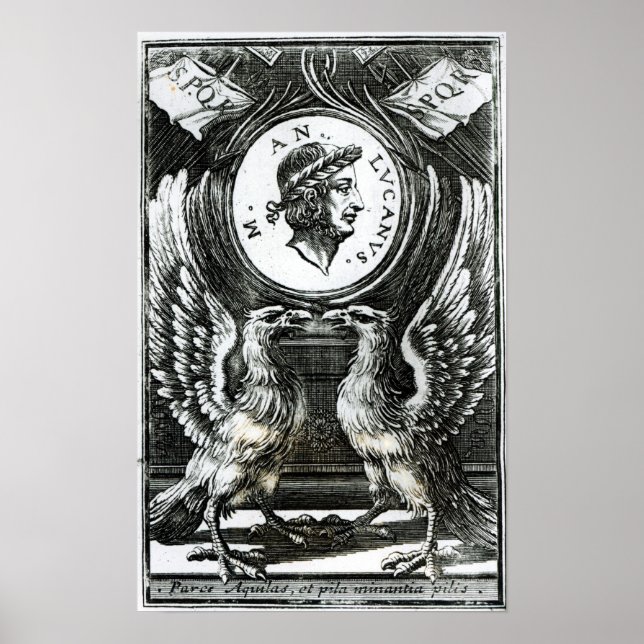 Marcus Annaeus Lucanus Poster (Framsidan)