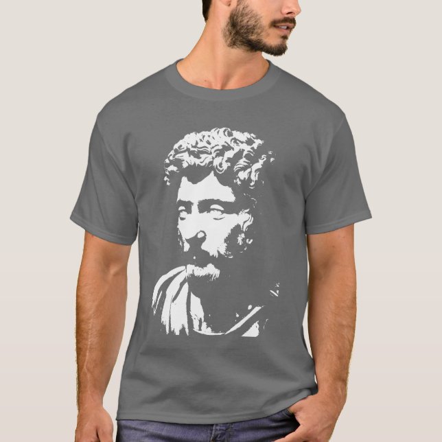 Marcus Aurelius Antoninus Augustus Tee Shirt (Framsida)