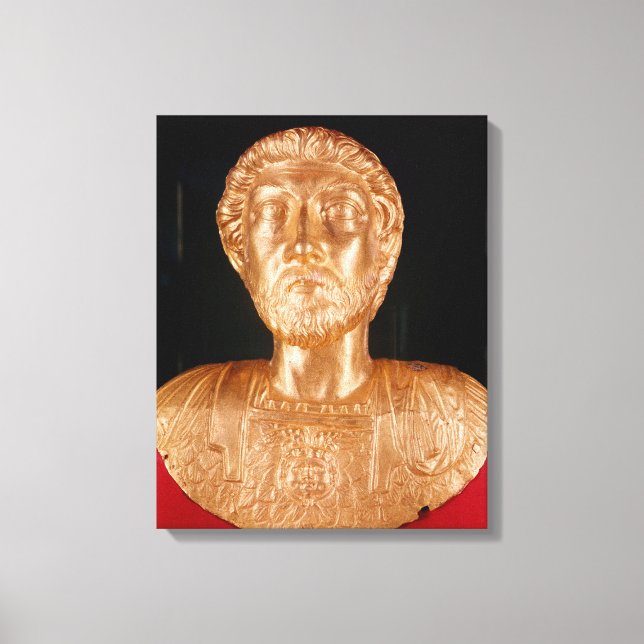 Marcus Aurelius Bust Canvastryck (Framsida)