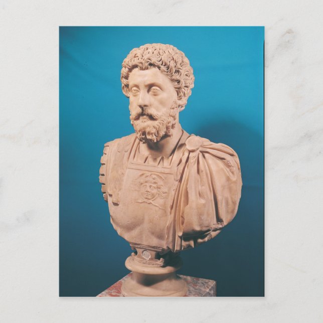 Marcus Aurelius Bust Vykort (Framsida)