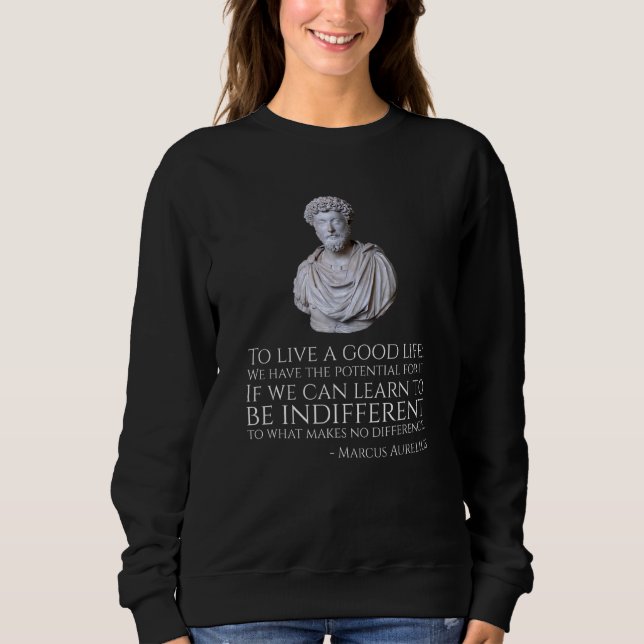 Marcus Aurelius citat om att leva ett Bra Life - R T Shirt (Framsida)