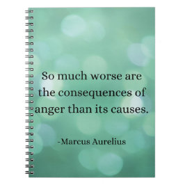 Marcus Aurelius: Conquer Ilja, Hitta inre fred Anteckningsbok