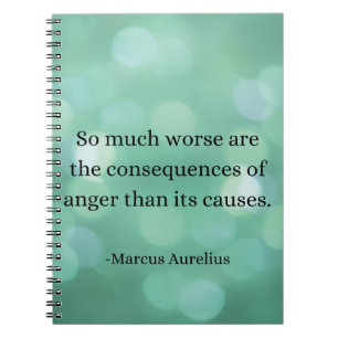 Marcus Aurelius: Conquer Ilja, Hitta inre fred Anteckningsbok