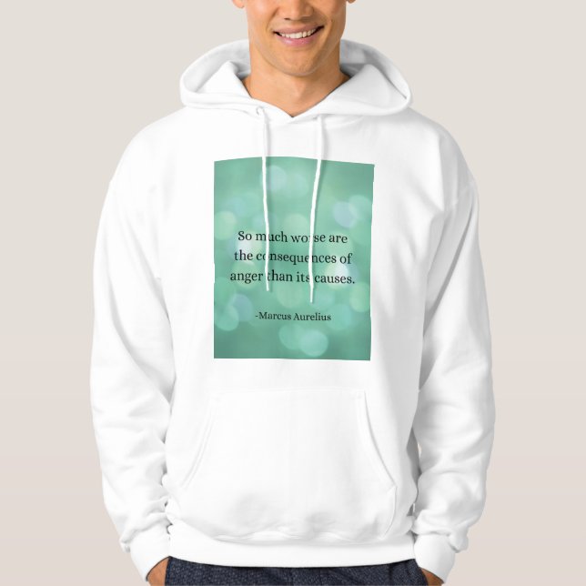 Marcus Aurelius: Conquer Ilja, Hitta inre fred Hoodie (Framsida)