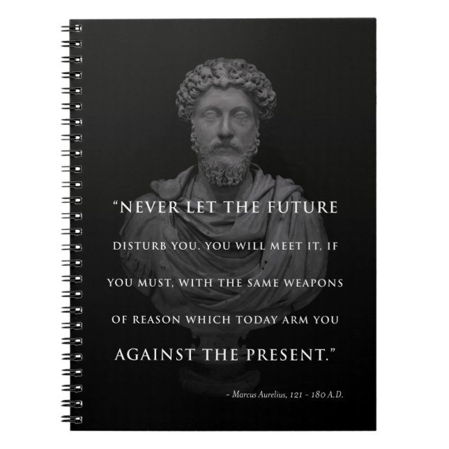 Marcus Aurelius Journal Anteckningsbok (Framsidan)