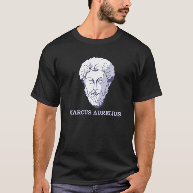Marcus Aurelius Marc Aurel Roman Emperor och Philo T Shirt (Framsida)